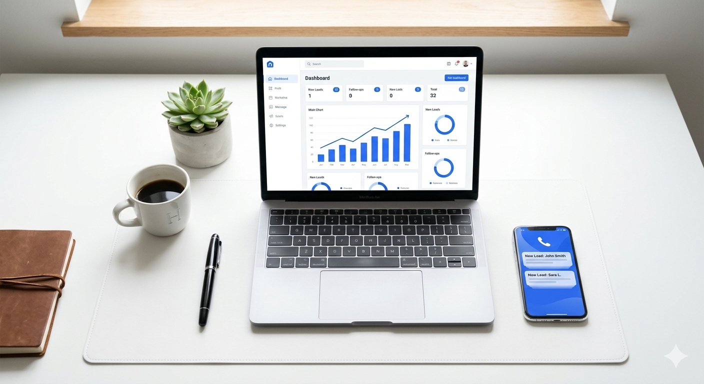 Digital lead generation dashboard